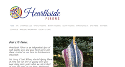 Desktop Screenshot of hearthsidefibers.com